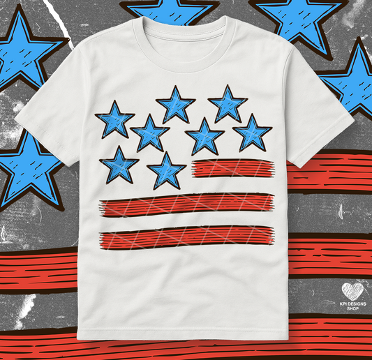 Stars & Stripes - May2025 - PNG - Digital Design