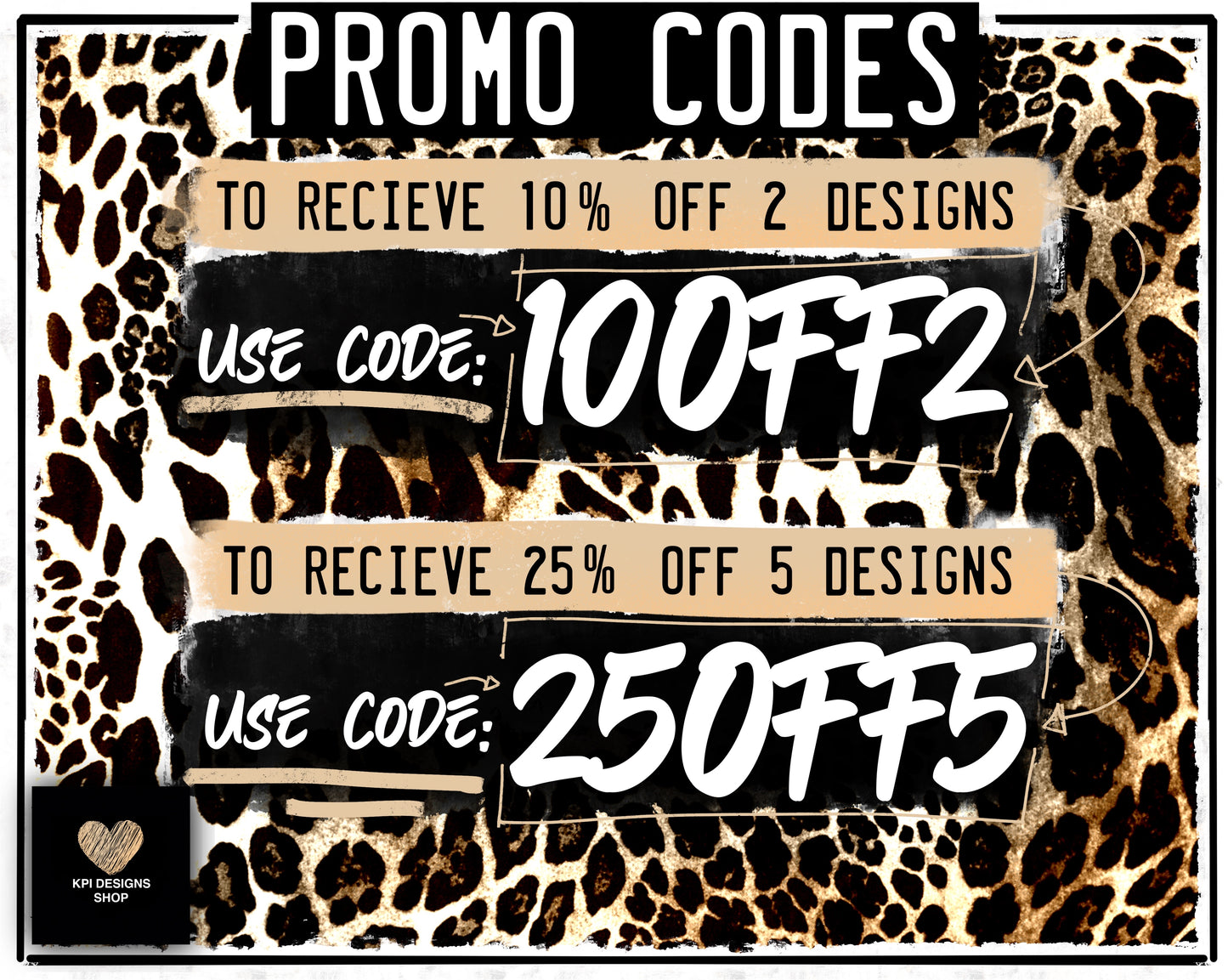 Sleeve Bundle: Leopard (4-pack) - Feb2023 - PNG - Digital Design