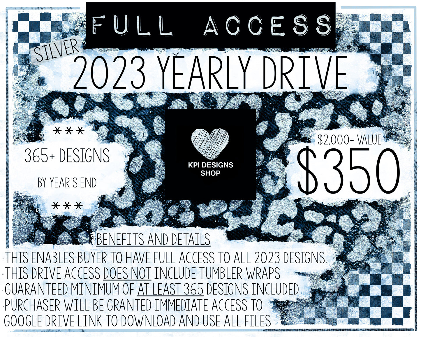 2023 Full Access Drive - SILVER (Tumbler Wraps Excluded)