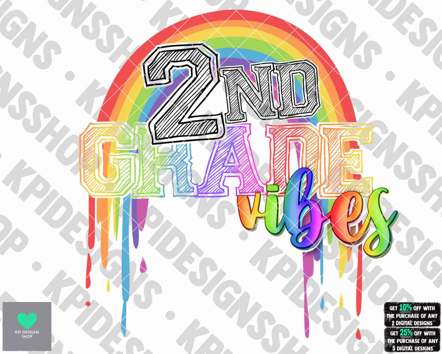 BUNDLE: School Vibes (9-pack) - July2022 - PNG - Digital Design