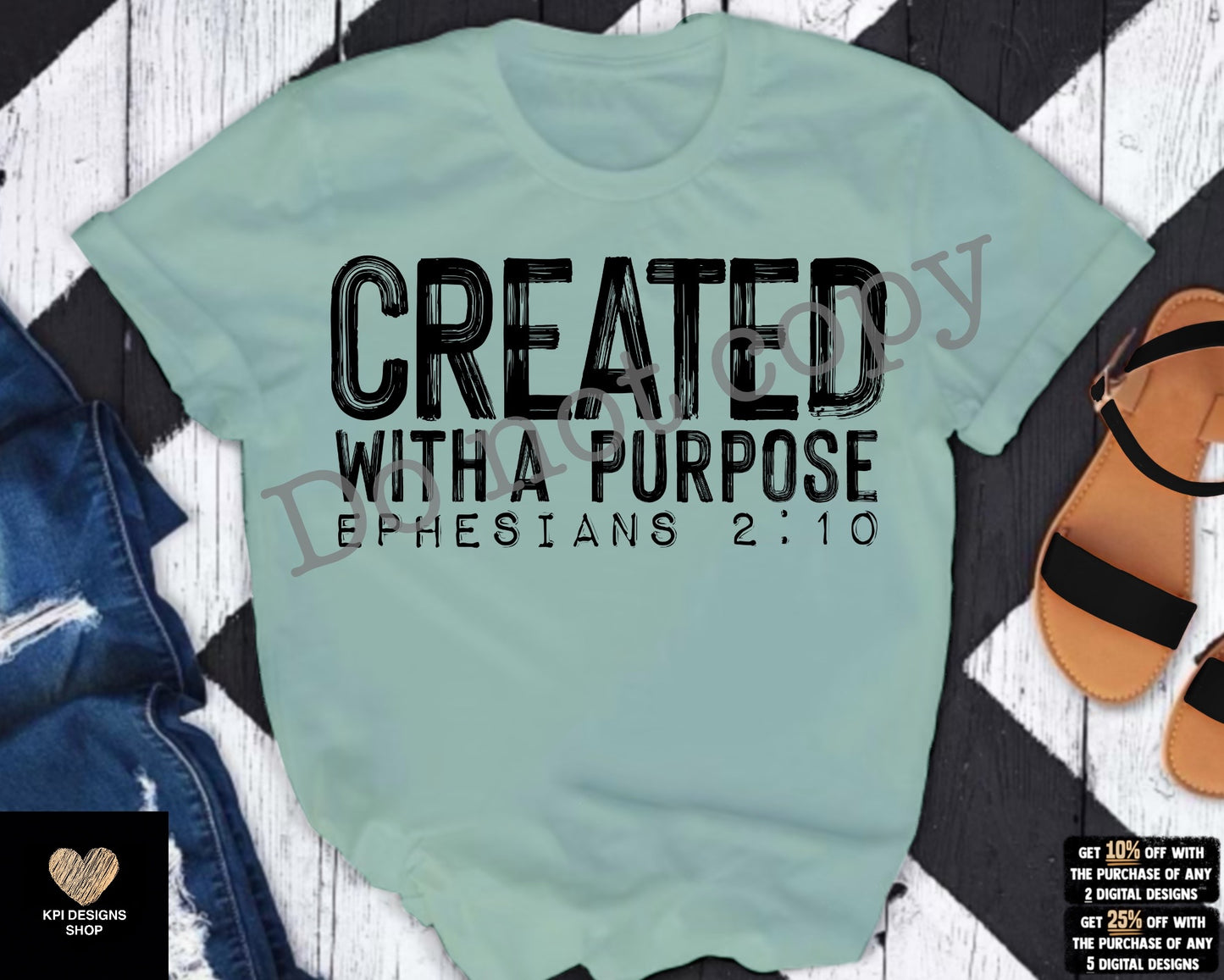 Created with a Purpose - Jan2023 (4-pack) - PNG - Digital Design