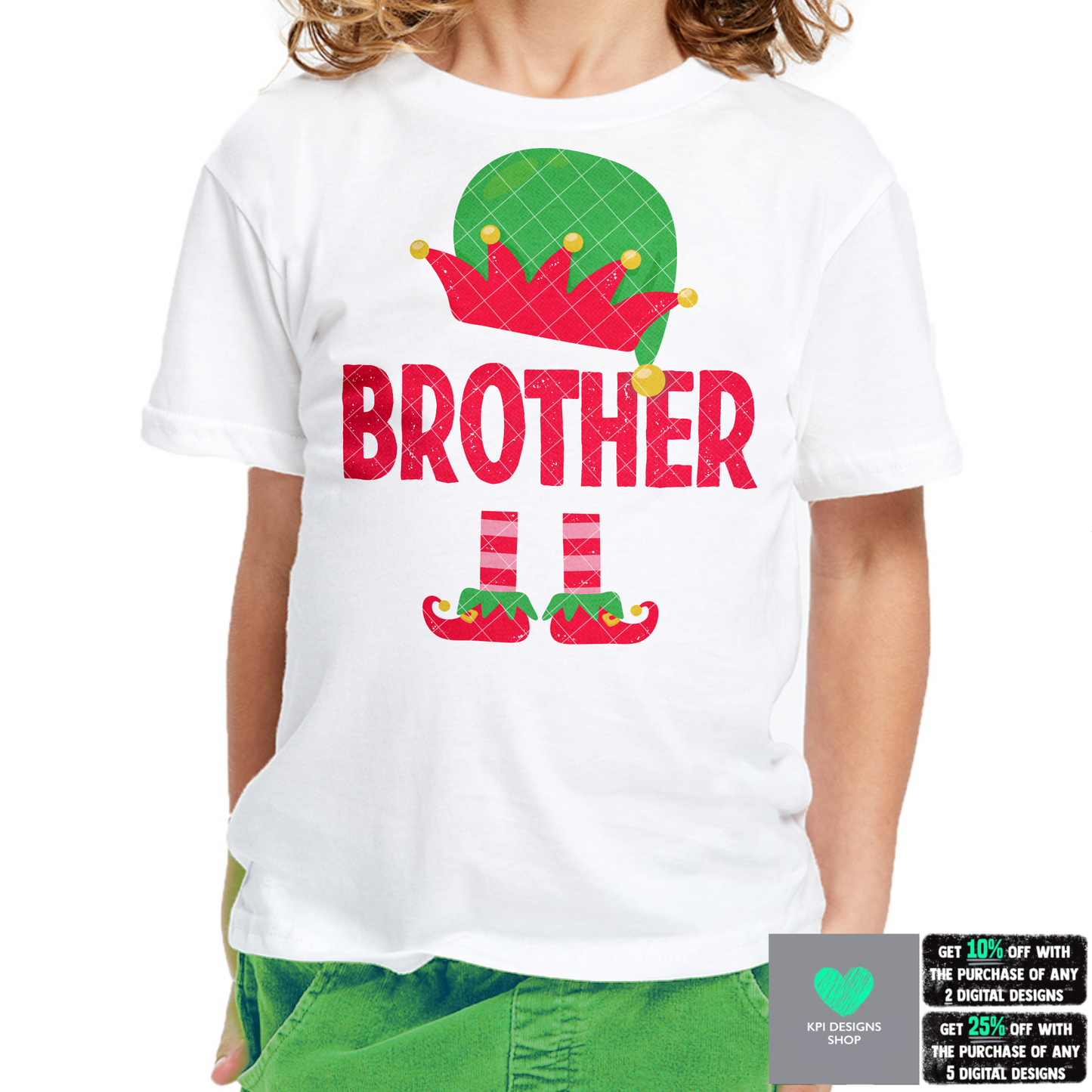 Elf Family Bundle (6-pack) - Nov2022 - PNG - Digital Design