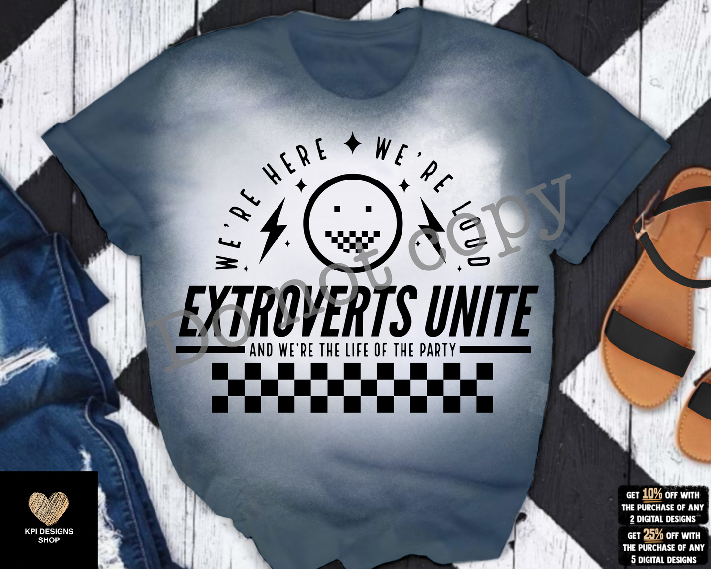 Extroverts Unite (3-pack) - Dec2022 - PNG - Digital Design