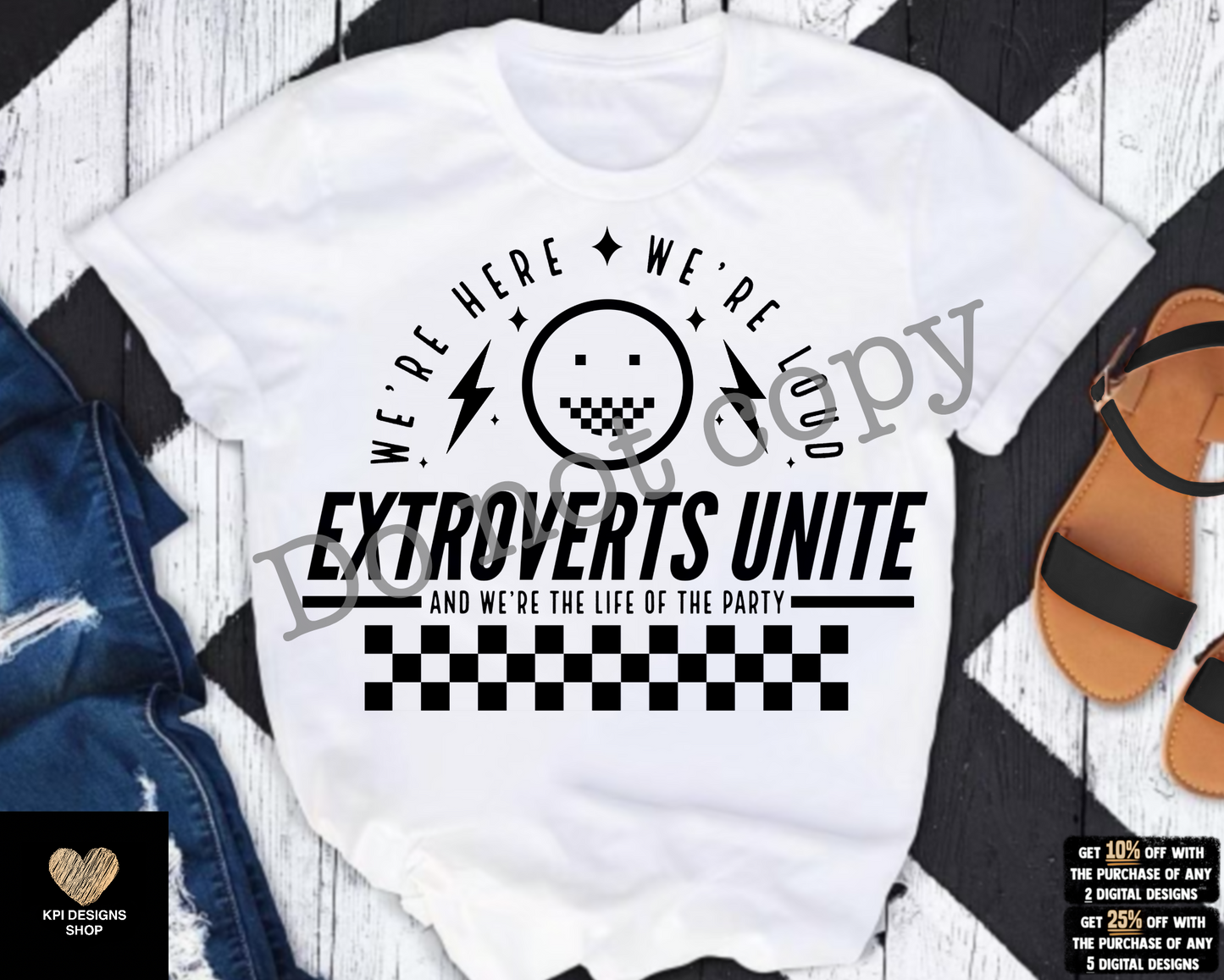 Extroverts Unite (3-pack) - Dec2022 - PNG - Digital Design