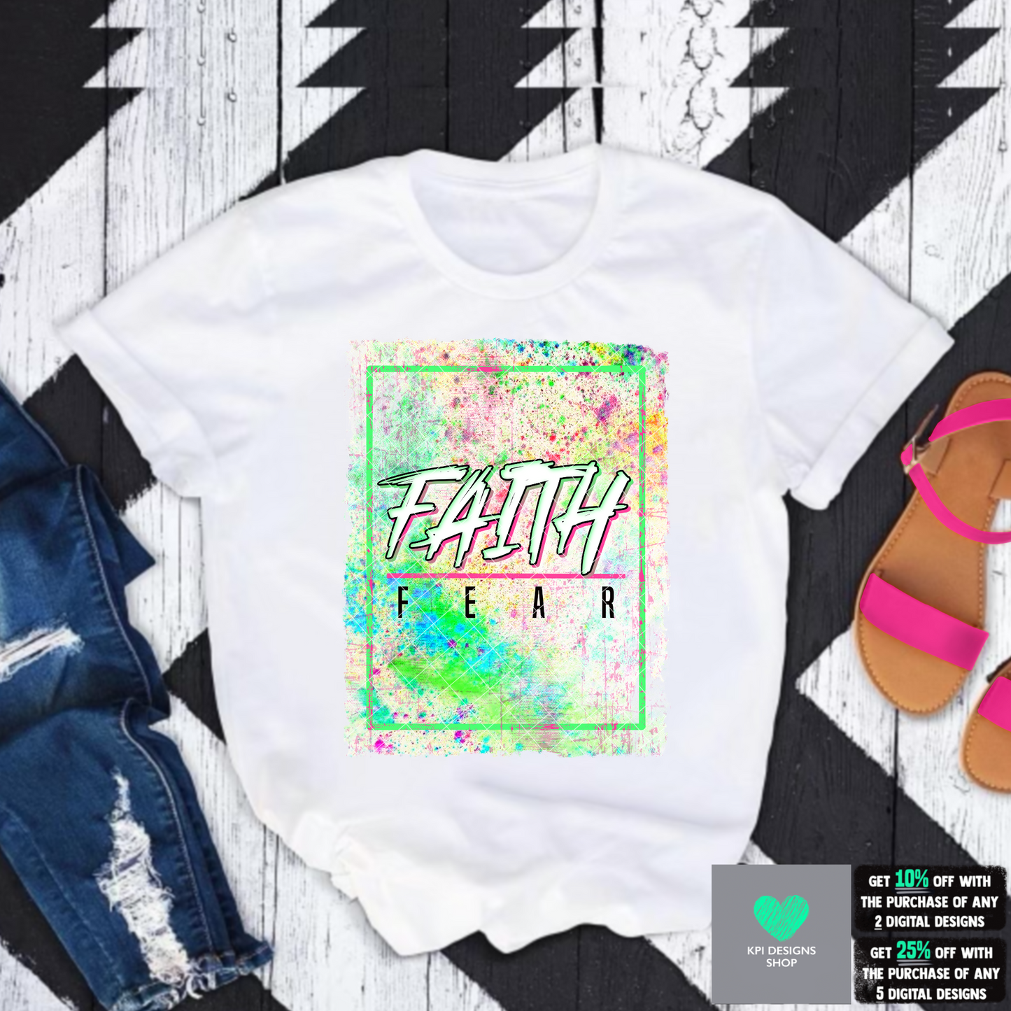 Faith Over Fear (9-pack) - June2022 - PNG - Digital Design