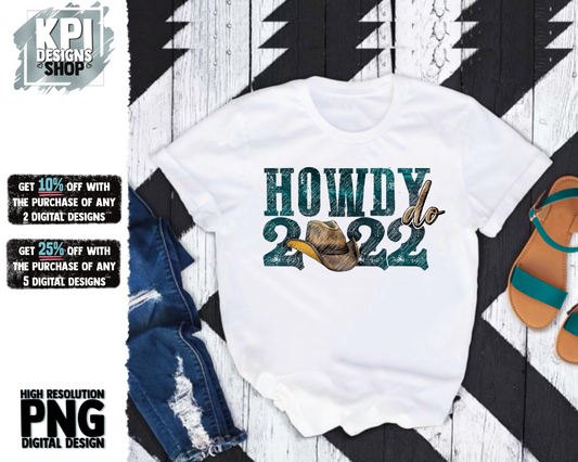 Howdy Do 2022 (4 pack) - PNG - Digital Design
