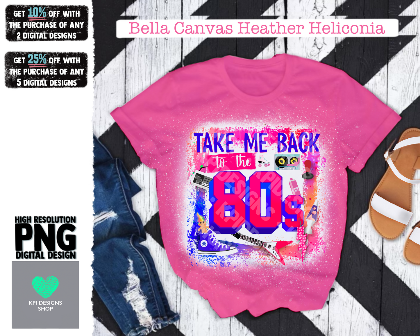 Take Me Back to the 80's - Mar2022 - PNG - Digital Design