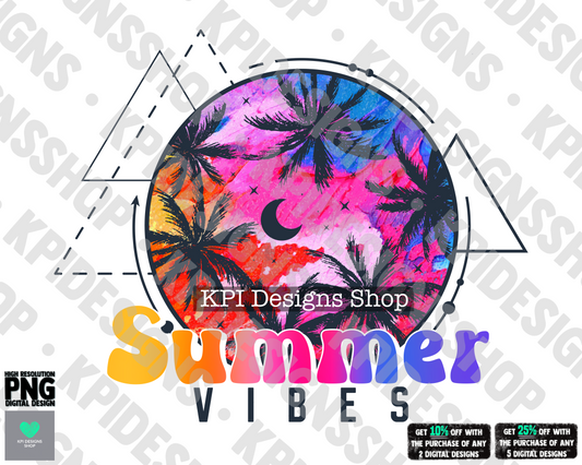 Summer Vibes - Mar2022 - PNG - Digital Design