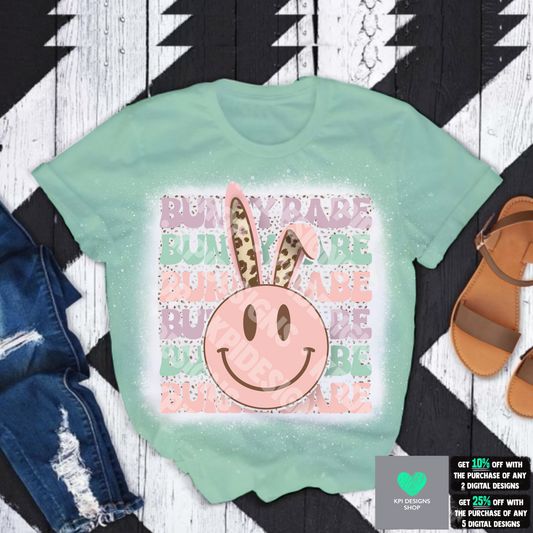 Easter Bunny Babe (5-pack) - Mar2022 - PNG - Digital Design