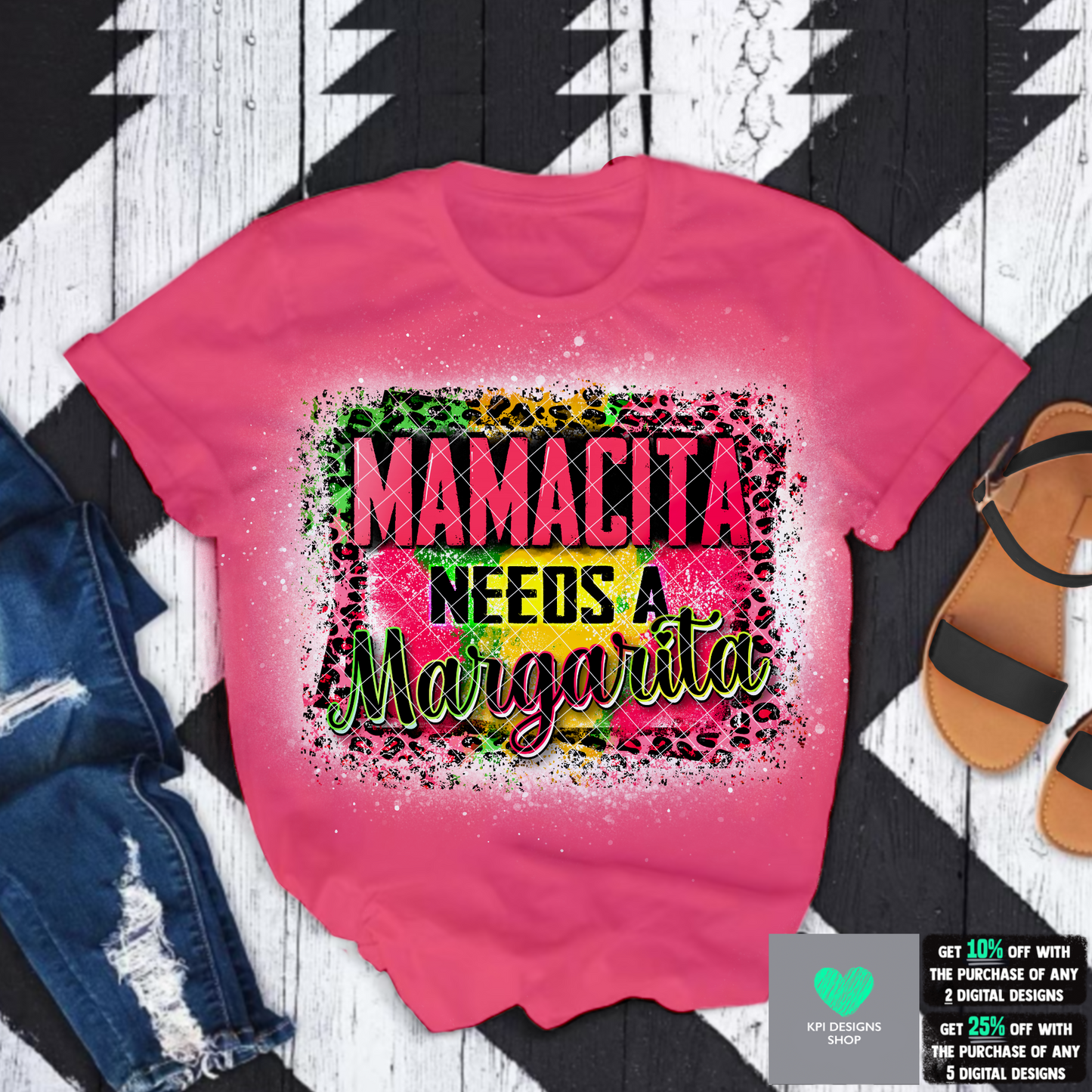 Mamacita Needs A Margarita - Apr2022 - PNG - Digital Design