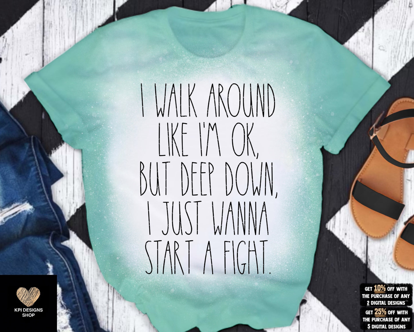 I Walk Around Like I'm OK (6-pack) - Feb2023 - PNG - Digital Design