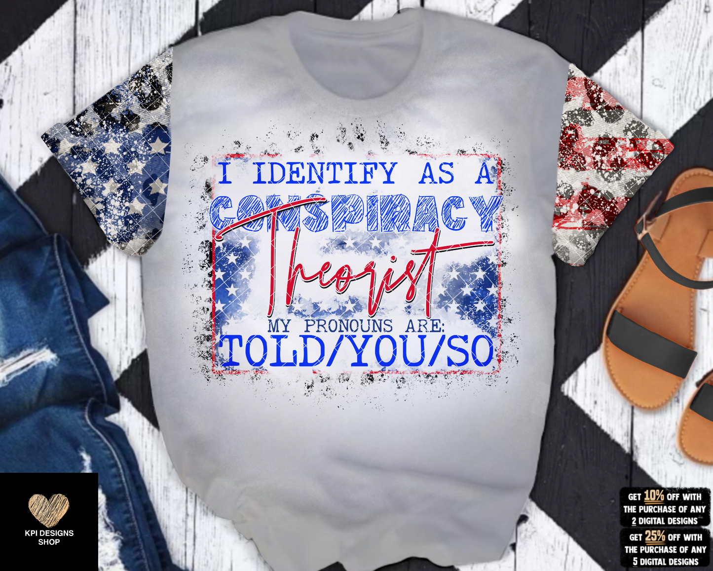 Conspiracy Theorist - Told/You/So (3-pack) - Dec2022 - PNG - Digital Design