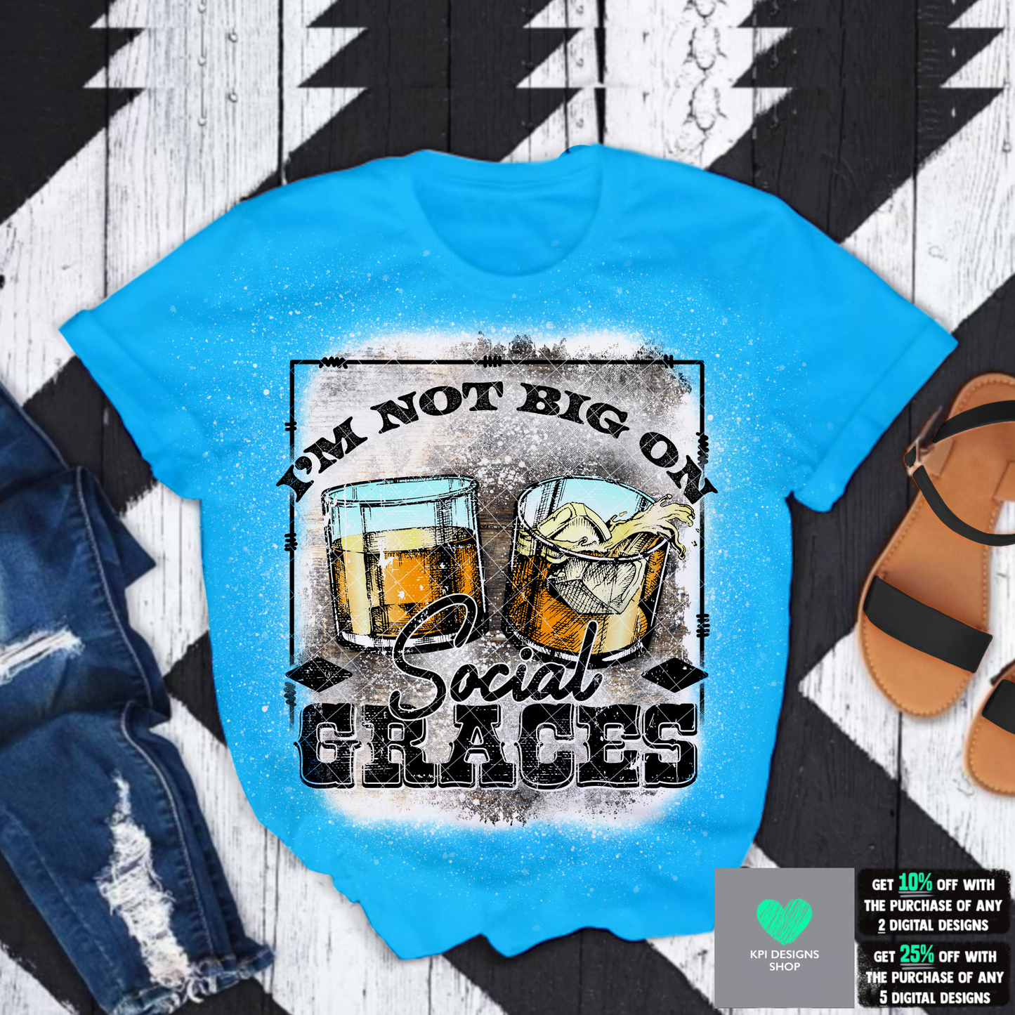 I'm Not Big on Social Graces (3-pack) Apr2022 - PNG - Digital Design