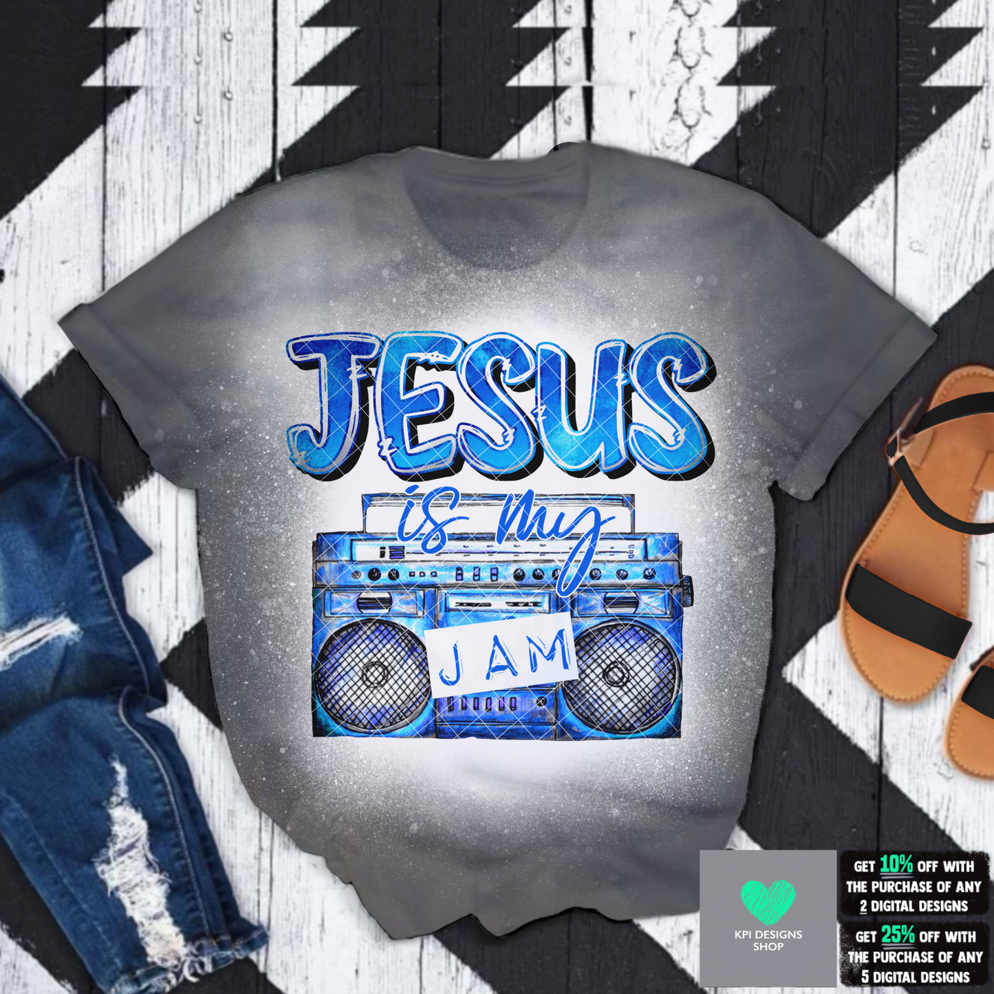 Jesus is my Jam (6-pack) - July2022 - PNG - Digital Design