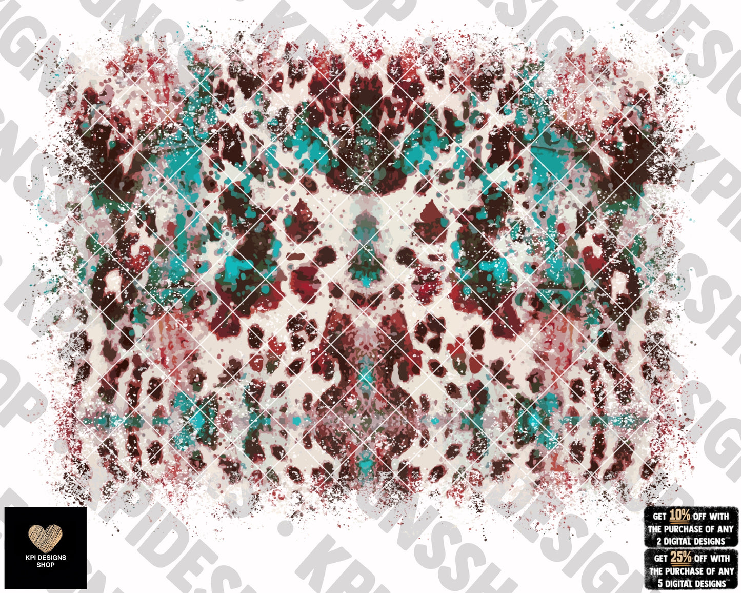 Sleeve: Long Live Cowgirls (Leopard Mix) - Mar2023 - PNG - Digital Design