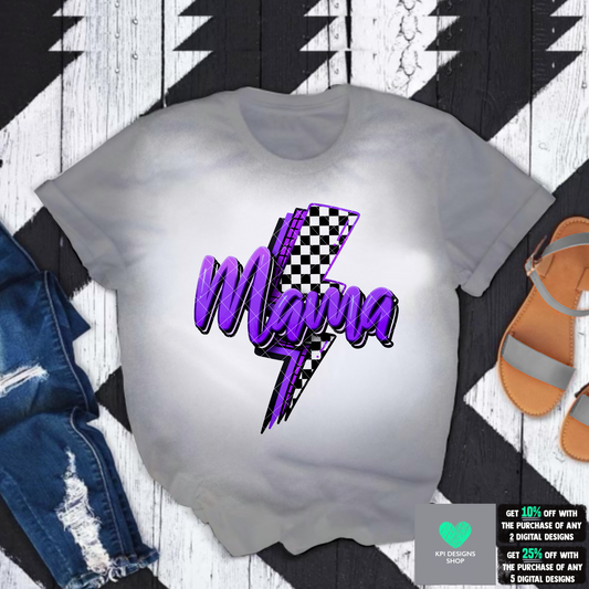 Checkered Mama Bolt (6-pack) - July2022 - PNG - Digital Design