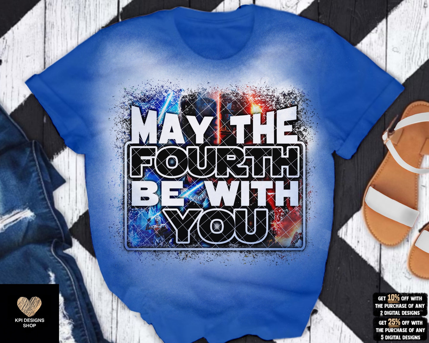 May The Fourth + Matching Pocket (5-pack) - April2023 - PNG - Digital Design (Personal Use Recommended)