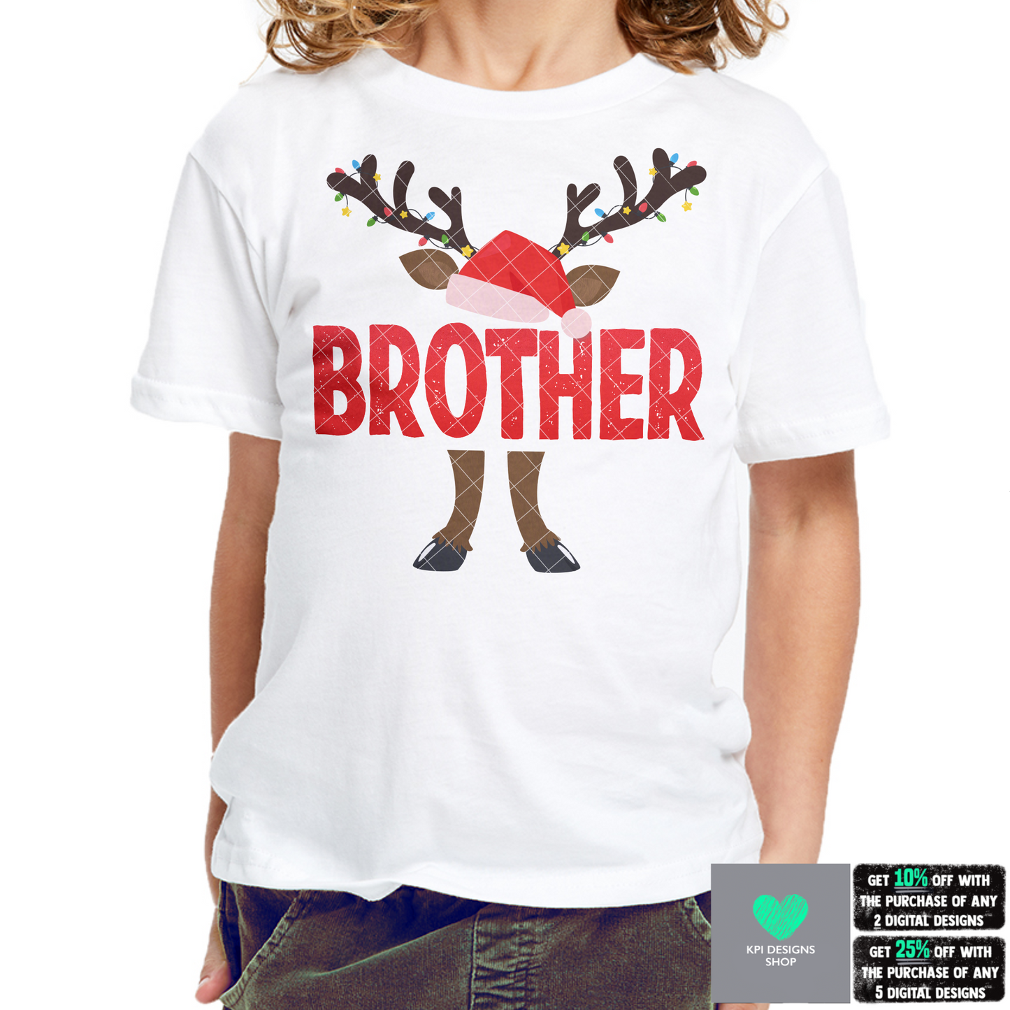 Reindeer Family Bundle (6-pack) - Nov2022 - PNG - Digital Design