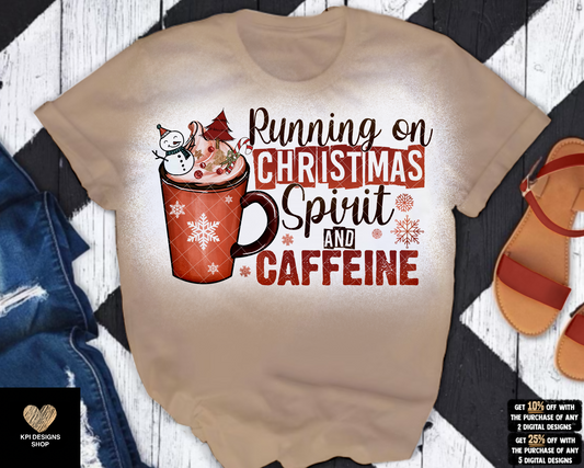 Christmas Spirit & Caffeine - Nov2022 - PNG - Digital Design