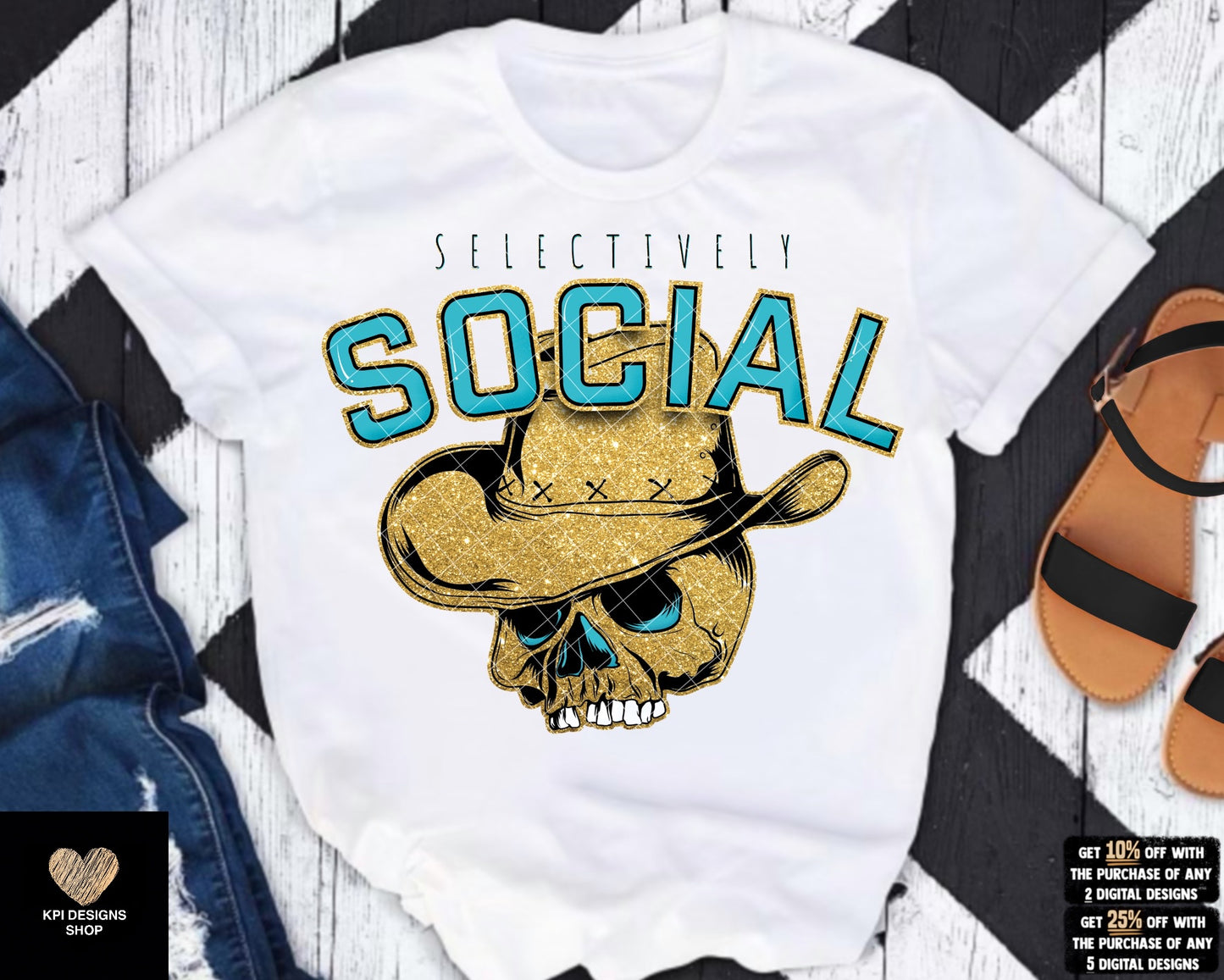 Selectively Social (4-pack) - Jan2023 - PNG - Digital Design