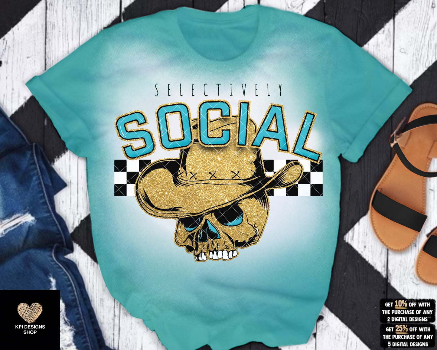 Selectively Social (4-pack) - Jan2023 - PNG - Digital Design