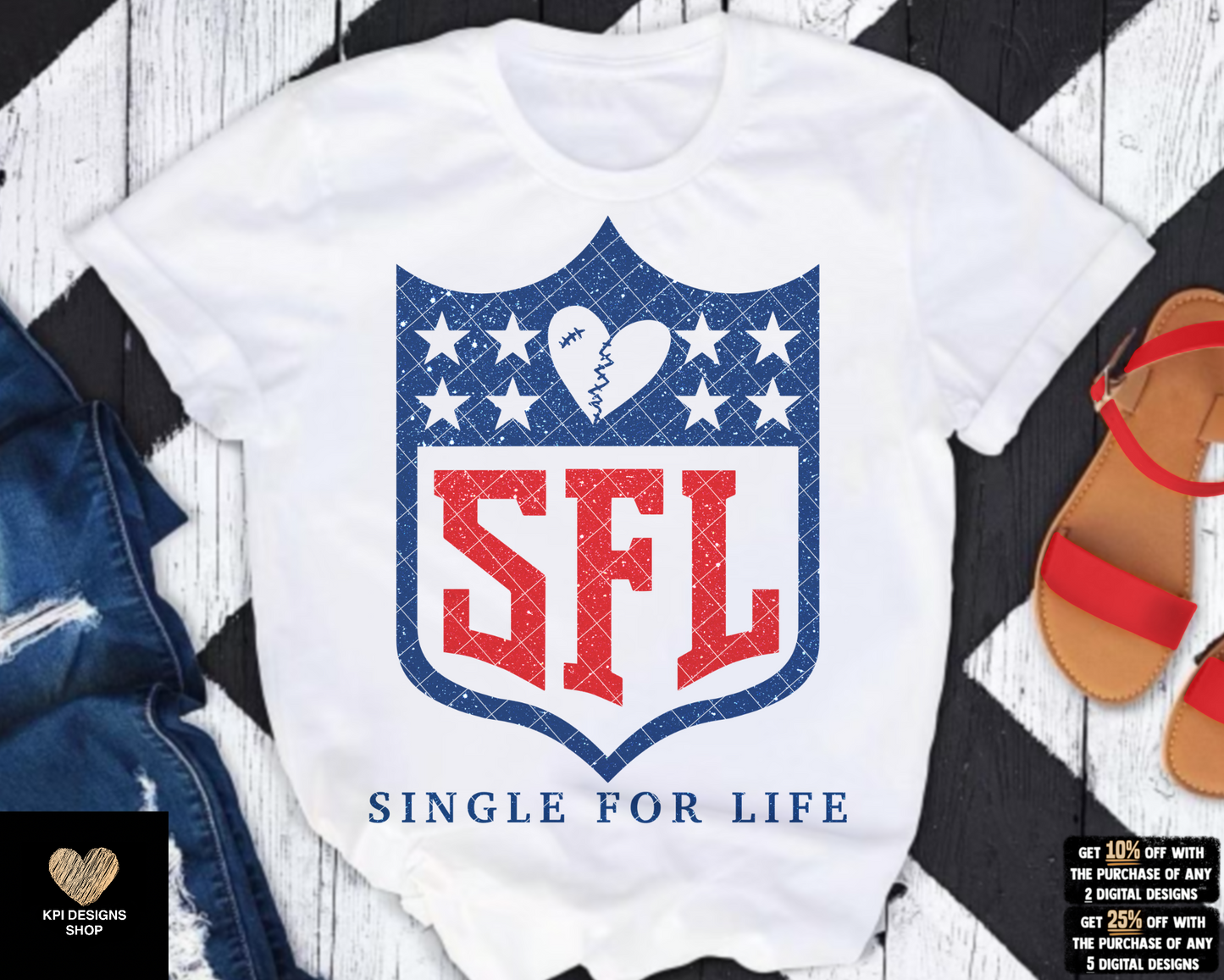 Single For Life (4-pack) - Jan2023 - PNG - Digital Design
