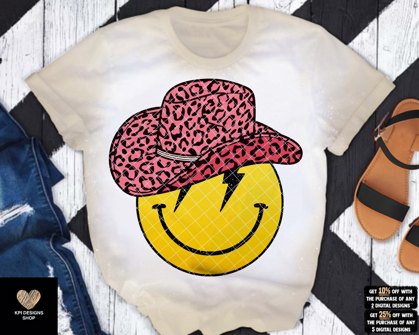 Nana Smiley + Matching Pocket & Elements (Mother's Day) - Apr2022 - PNG - Digital Design