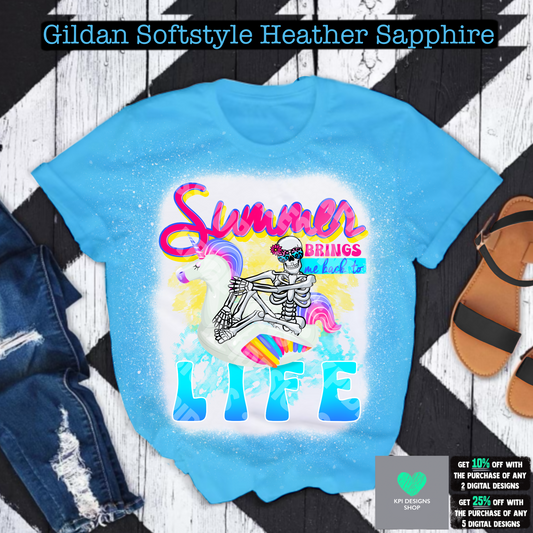 Summer Brings Me Back To Life (white) - Apr2022 - PNG - Digital Design