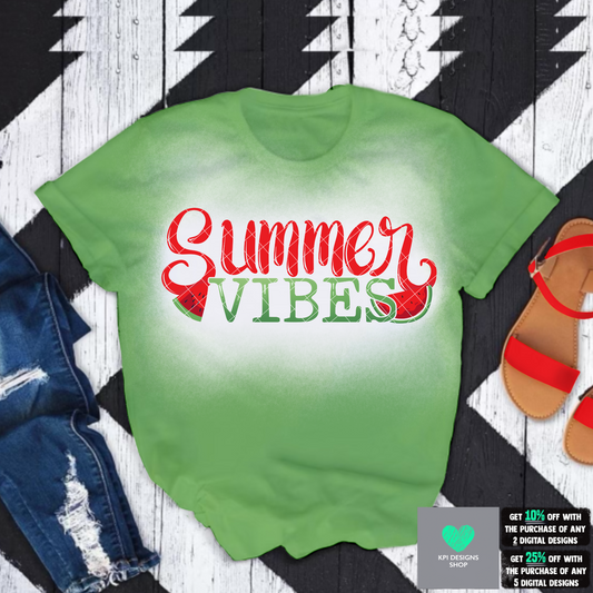 Summer Vibes (Watermelon) 3-pack - June2022 - PNG - Digital Design