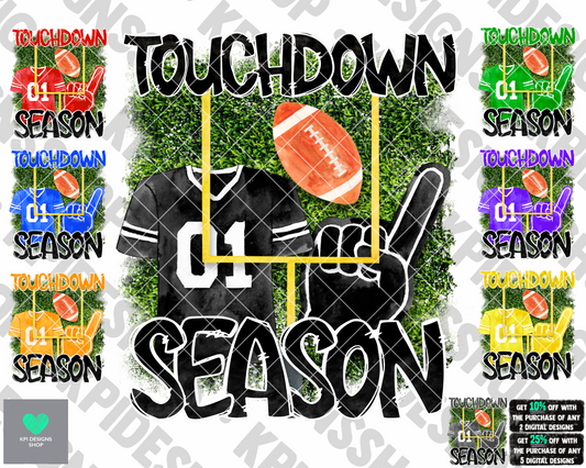 Touchdown Season (8-pack) - PNG - Digital Design