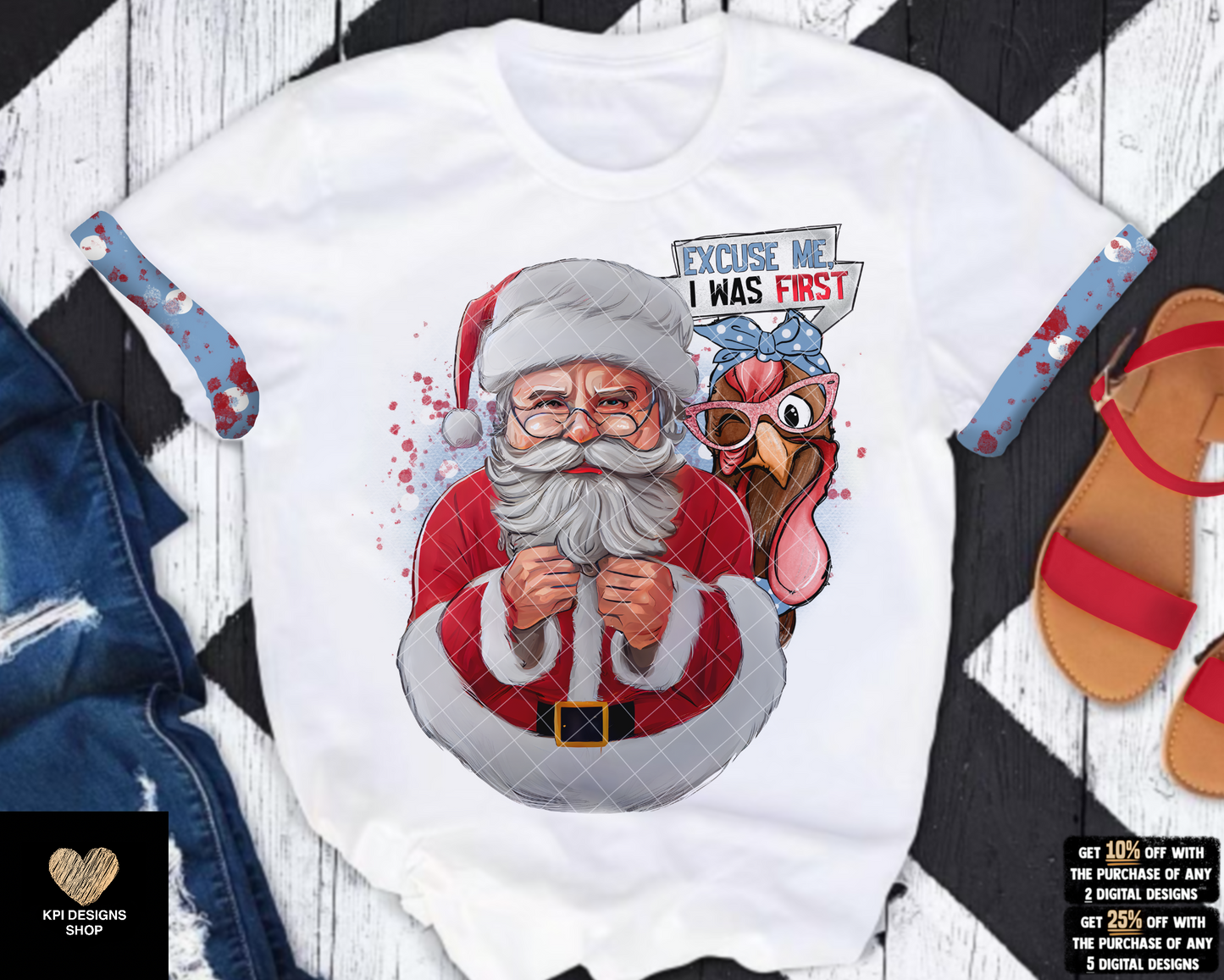 Wait Your Turn/Excuse Me I Was First (4-pack) - Nov2022 - PNG - Digital Design