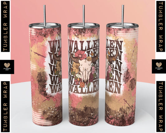 Tumbler Wrap: Thinkin' Bout Me - Mar2023 - PNG - Digital Design (Personal Use Recommended)