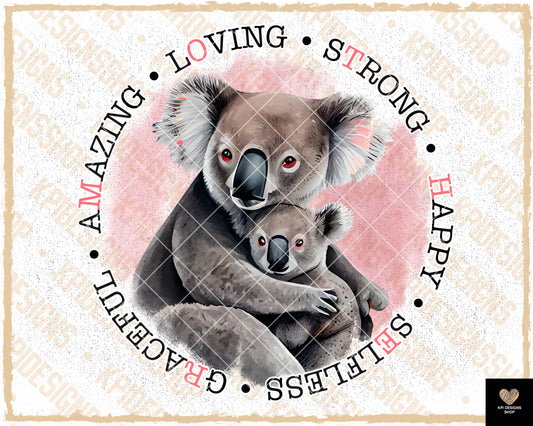 BUNDLE: Mother’s Day Animals (8-pack) Apr2022 - PNG - Digital Design