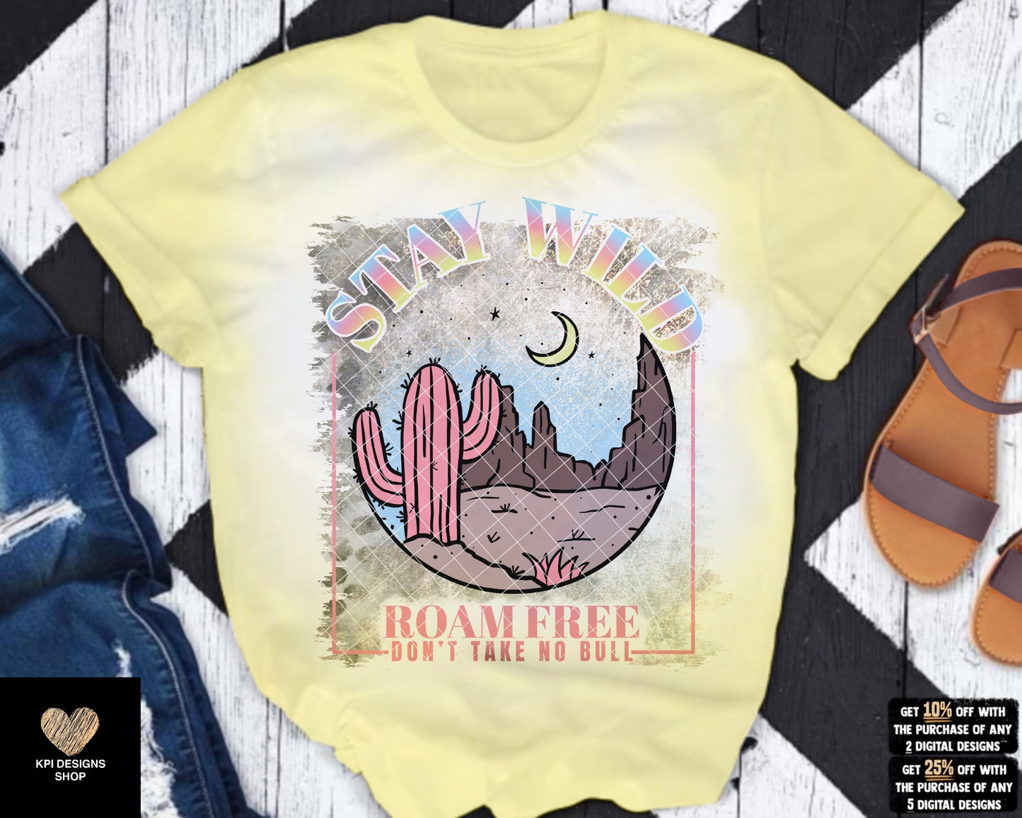 Stay Wild (3-pack) - April2023 - PNG - Digital Design