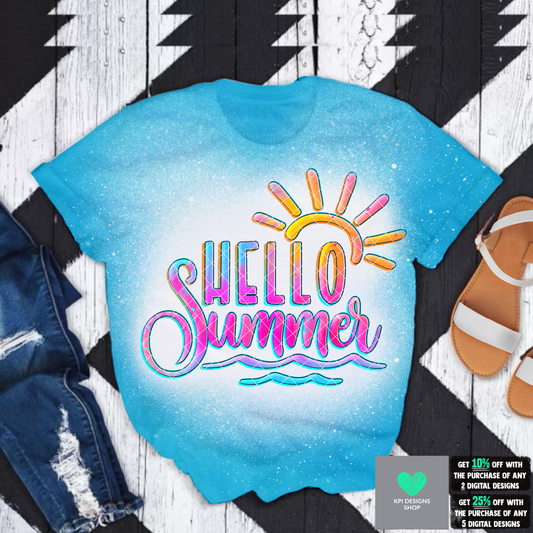 Hello Summer (2-pack) - May2022 - PNG - Digital Design