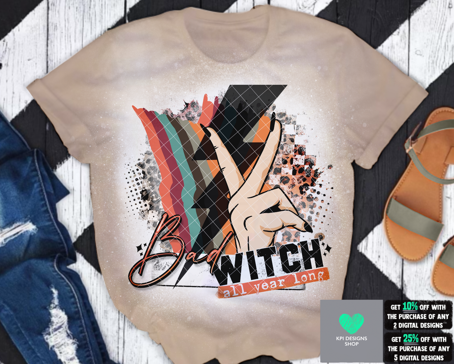 Witch All Year Long - (4-pack) - Sept2022 - PNG - Digital Design