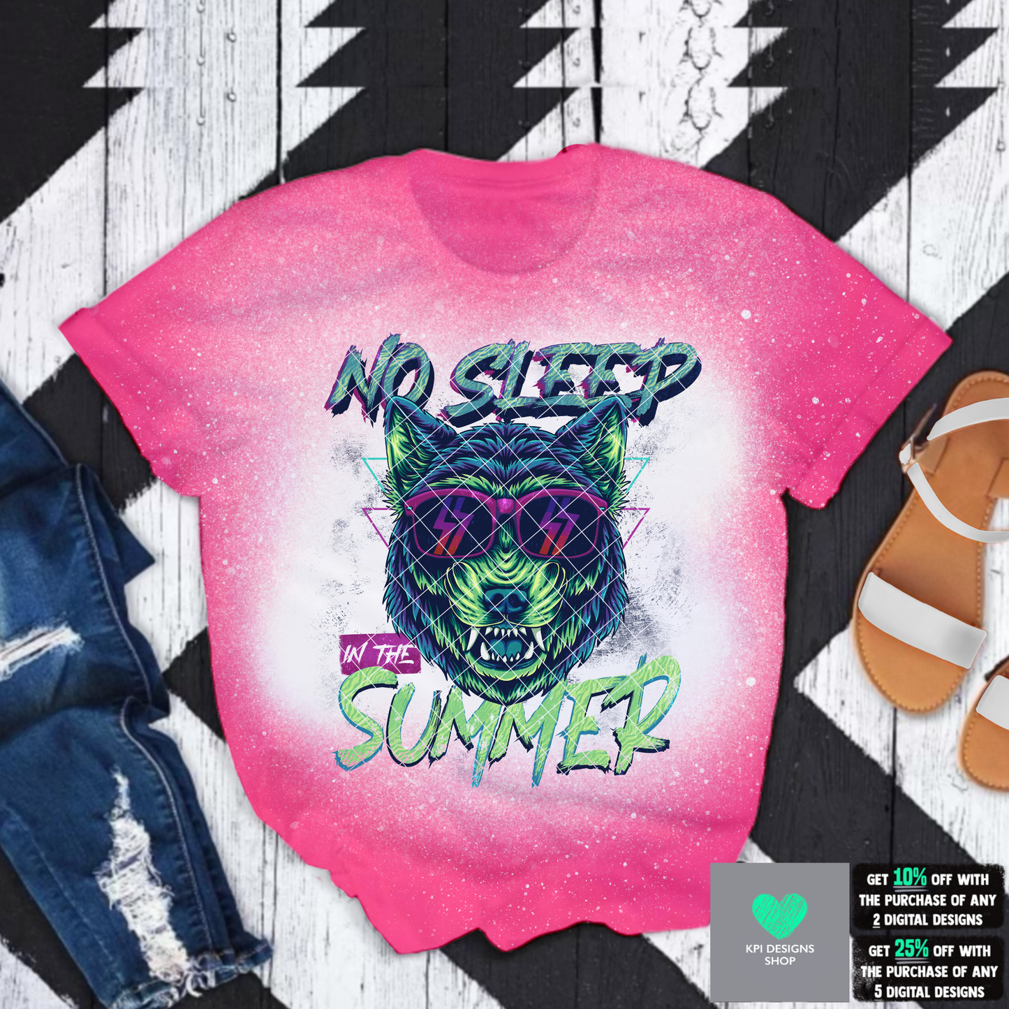 No Sleep in the Summer (3-pack) - June2022 - PNG - Digital Design