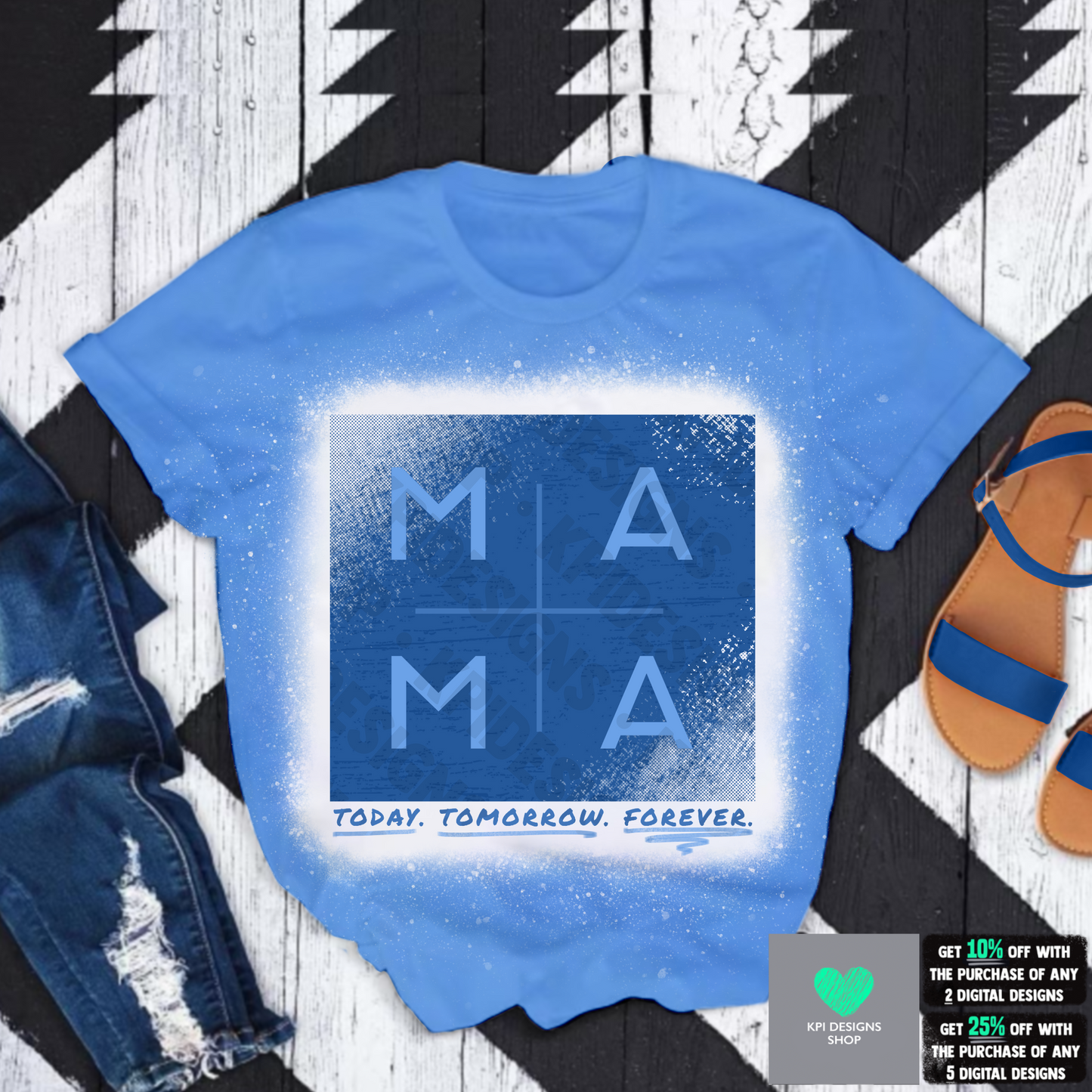 Mama Today. Tomorrow. Forever. (3-pack) - Apr2022 - PNG - Digital Design