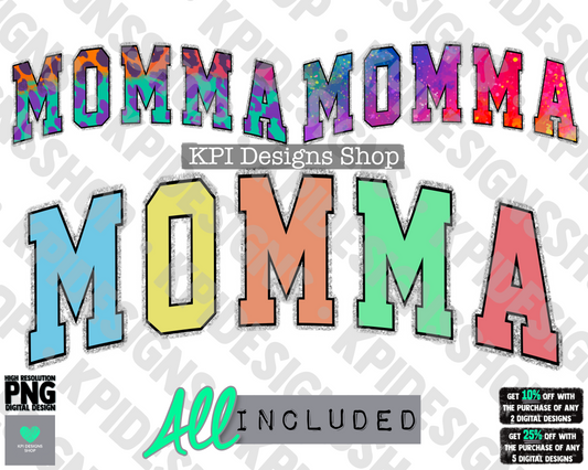 Momma (3-pack) - Apr2022 - PNG - Digital Design