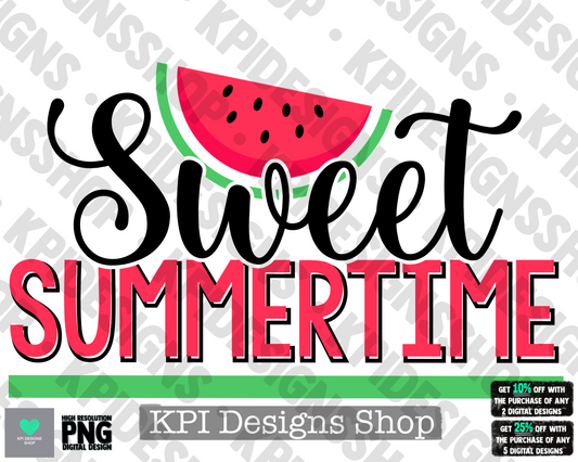 Sweet Summertime - Mar2022 - PNG - Digital Design