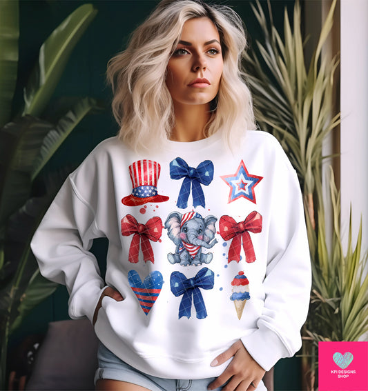 America/Elephant (2-pack) - PNG - Digital Designs