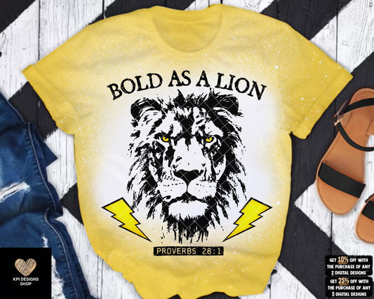 Bold As a Lion (2-pack) - Aug2023 - PNG - Digital Design