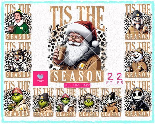BUNDLE: C-Hartt - Tis The Season (22 files) - Nov2023 - PNG - Digital Designs - (Personal Use Recommended