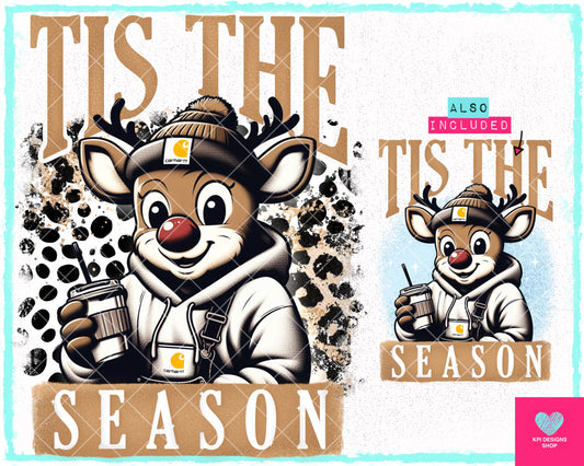 Rudolph - Tis the Season (2-pack) - Nov2023 - PNG - Digital Designs - (Personal Use Recommended