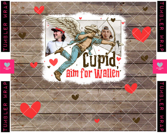 Tumbler Wrap: Cupid Aim For MW - Dec2023 - PNG - Digital Design
