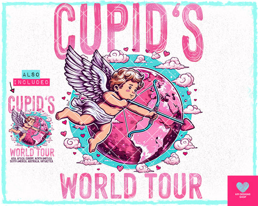 Cupid's World Tour - Jan2024 - PNG - Digital Design