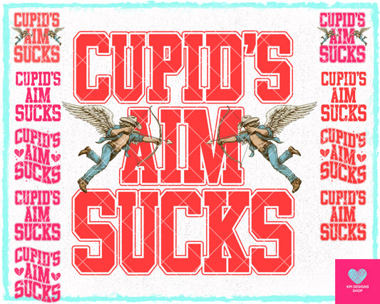 Cupid's Aim Sucks (10-pack) - Dec2023 - PNG - Digital Design