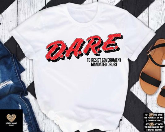 DARE to Resist (5-pack) - Sept2023 - PNG - Digital Design