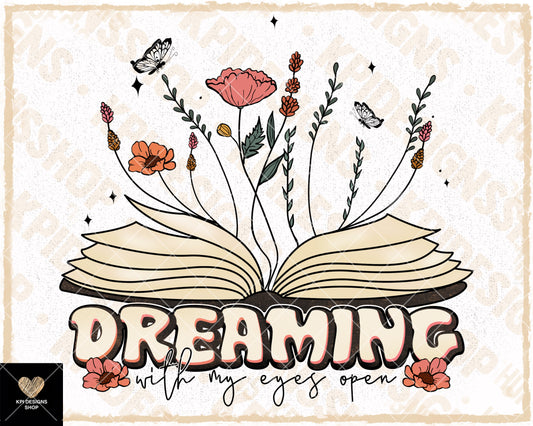 Dreaming With My Eyes Open - July2023 - Digital Designs - PNG