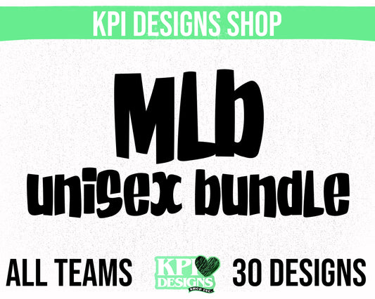 Pro Baseball Unisex Bundle (30 Files) - April2025 - PNG - Digital Design (Personal Use Recommended)